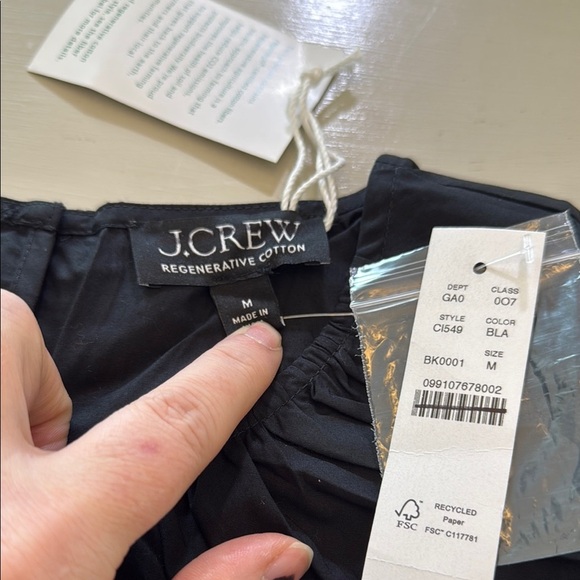 J. Crew Hyacinth top in cotton poplin Size M - Picture 7 of 11